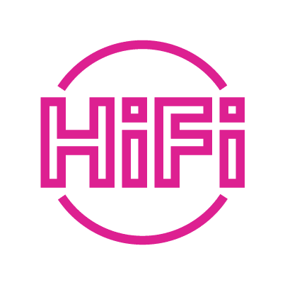 magenta pink logo for HiFi