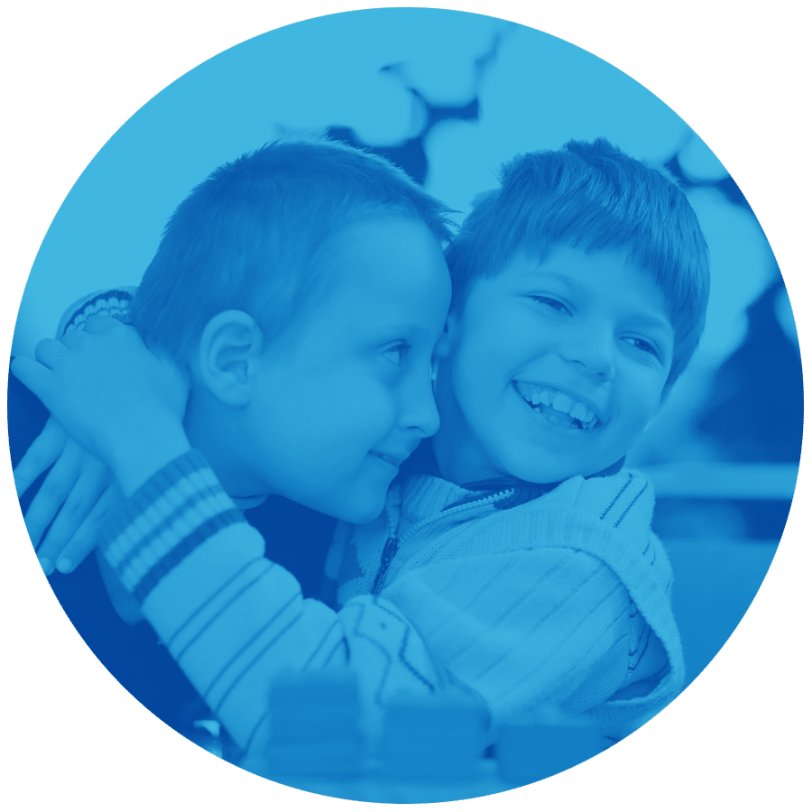 blue roundel of children's mercy boys